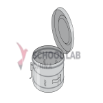 Drum,sterilizing,260mm diam